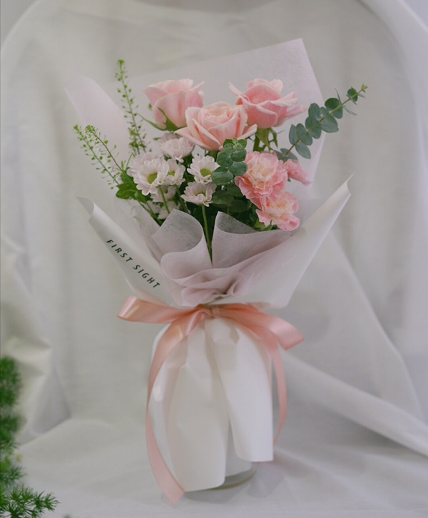 bo-hoa-pastel-nho-gon-500k-1 Bó Hoa Pastel Nhỏ Gọn Phong Cách Hàn Quốc