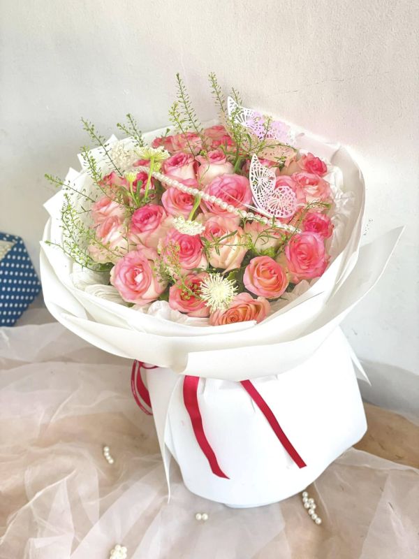 Hoa Tone Hồng Pastel Nhẹ Nhàng Và Tinh Tế