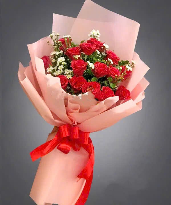 ho-sinh-nhat-500k-6 bó hoa hồng sinh nhật