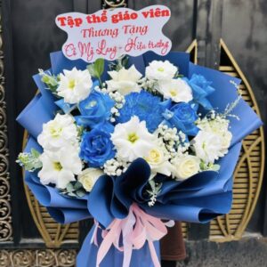 bó hoa chúc mừng thanh xuân – blue harmony
