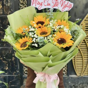 bó hoa hướng dương khởi Đầu mới – sunny day