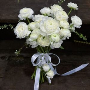 bó hoa cưới moonlight white – Ánh trăng tinh khôi