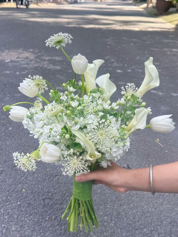 bó hoa cưới pure elegance – thanh khiết dịu dàng