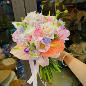bó hoa cưới sweet pastel – dịu ngọt ngày yêu
