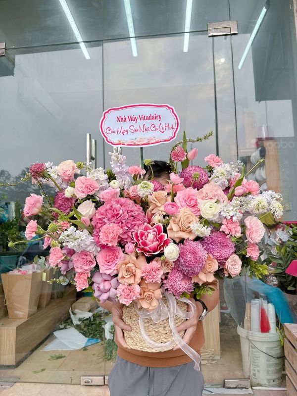 giỏ hoa chúc mừng sinh nhật