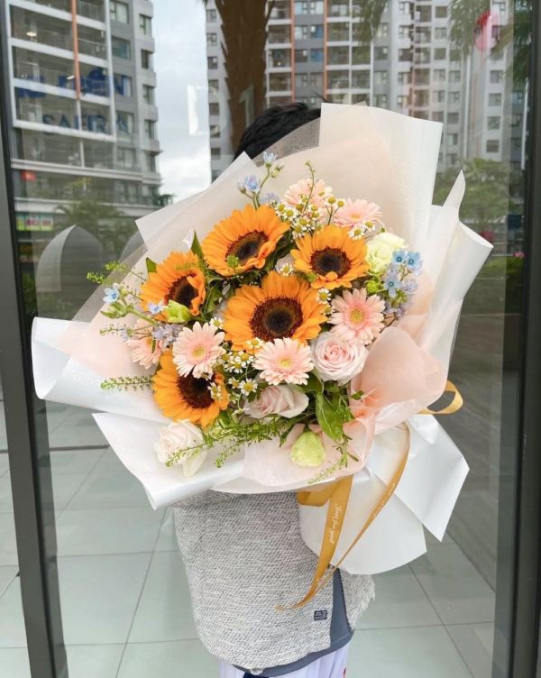 Bó hoa chúc mừng tốt nghiệp