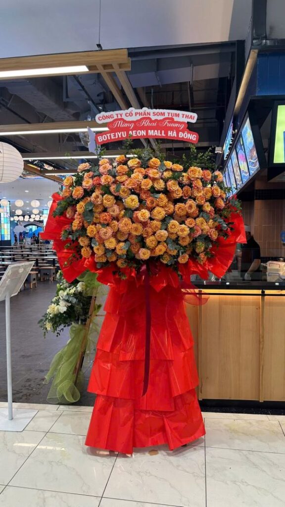 kệ hoa chúc mừng khai trương