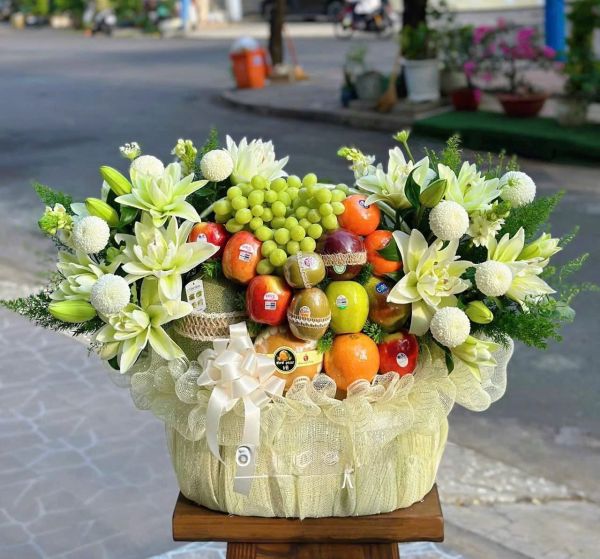 Giỏ hoa trái cây